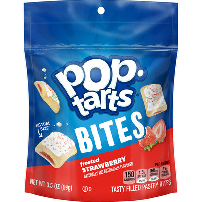 Pop Tarts Bites Frosted Strawberry 3.5oz 6ct