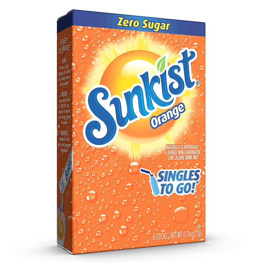 Sunkist - Orange Singles To Go 0.53oz 12ct