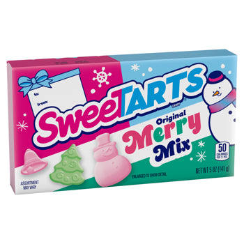 Sweetarts Merry Mix Holiday Candies Theater Box 5oz 10ct