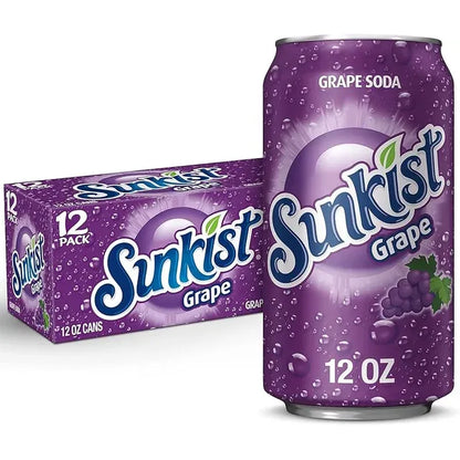 Sunkist Grape Soda 12oz 12ct (Shipping Extra, Click for Details)