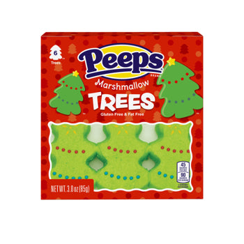Peeps 6pcs Marshmallow Trees 3oz 12ct