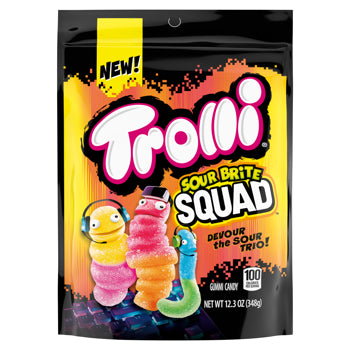 Trolli Sour Brite Squad DRC 12.3oz 6ct