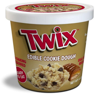 Twix Spoonable Cookie Dough 4oz 8ct