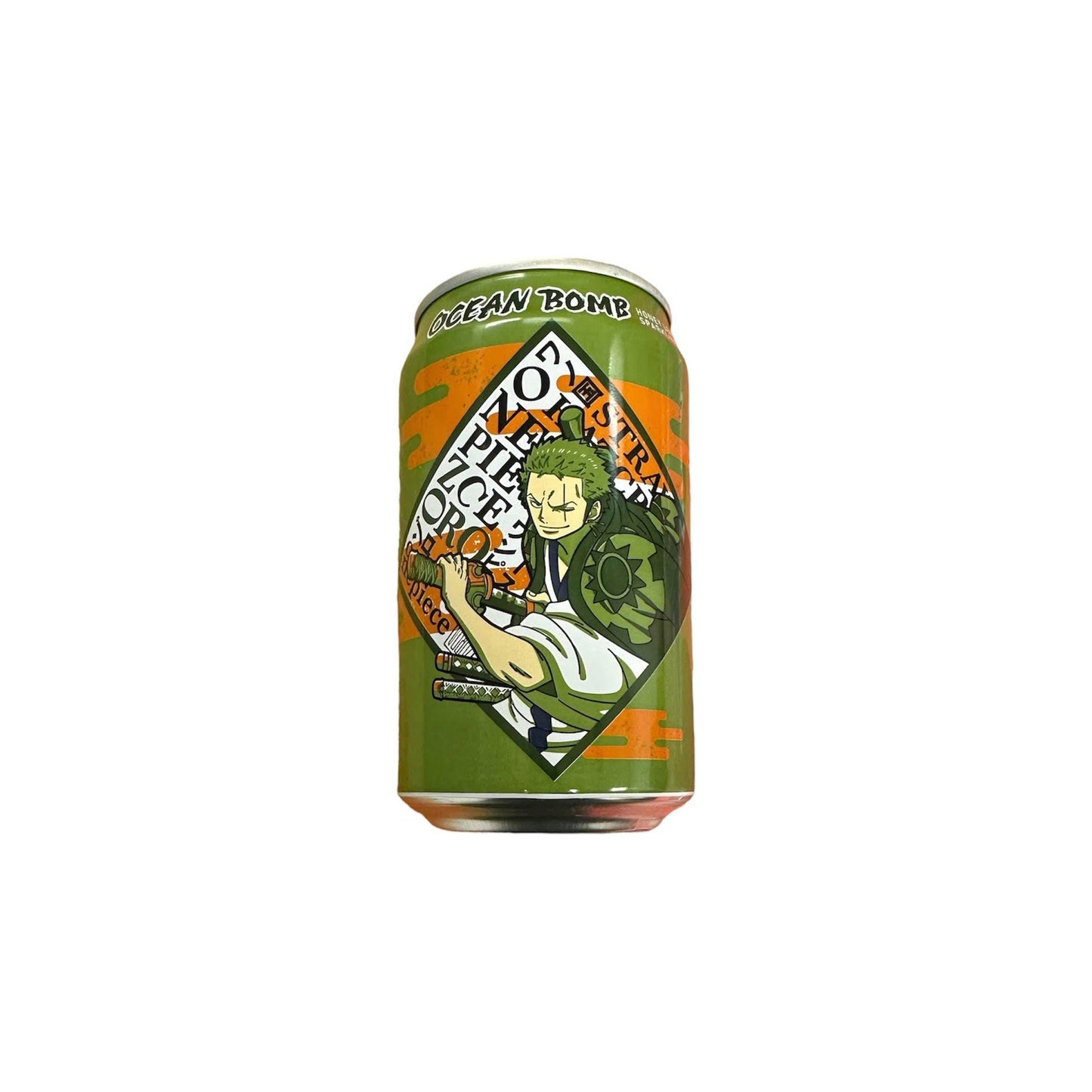 Ocean Bomb One Piece Zoro Honey Lime 330ml 24ct (Shipping Extra, Click for Details)
