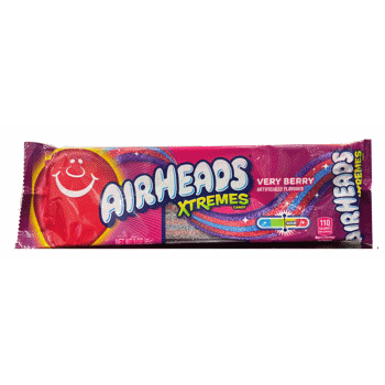 Airheads Xtremes Belts Very Berry 2oz 18ct