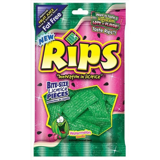 Rips Bites Watermelon Bag 4oz 12ct