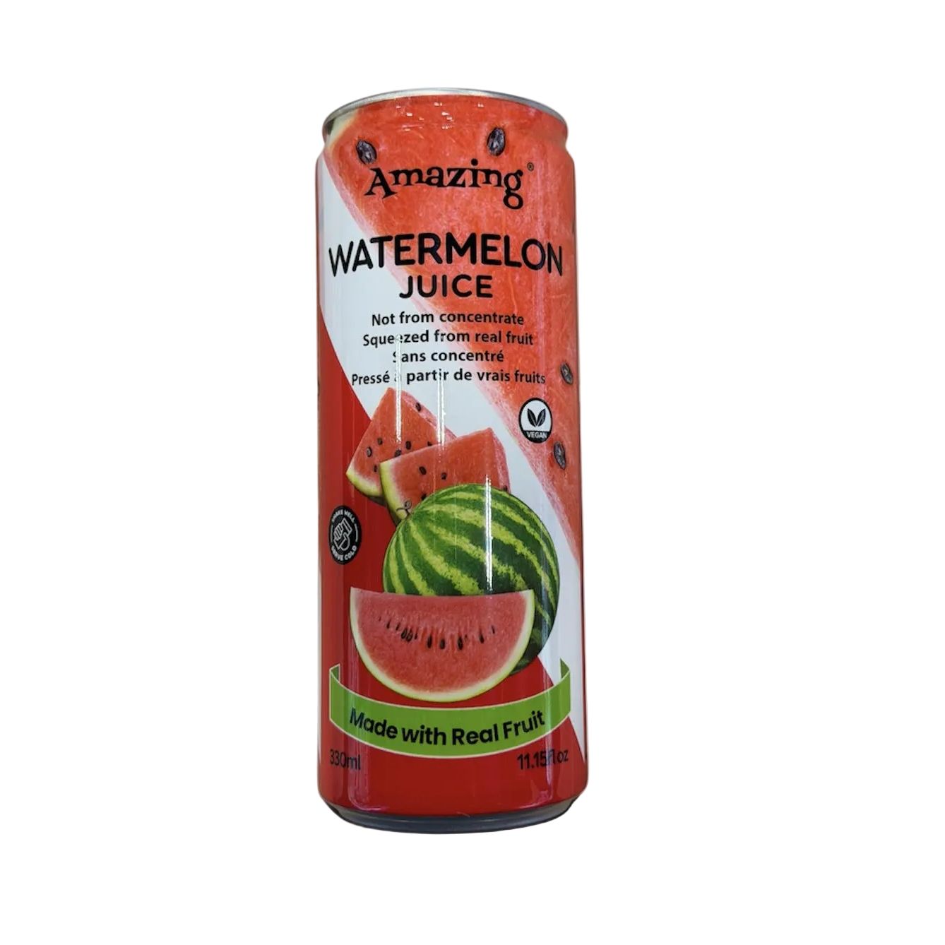 Amazing Watermelon Juice 330ml 24ct (Shipping Extra, Click for Details)