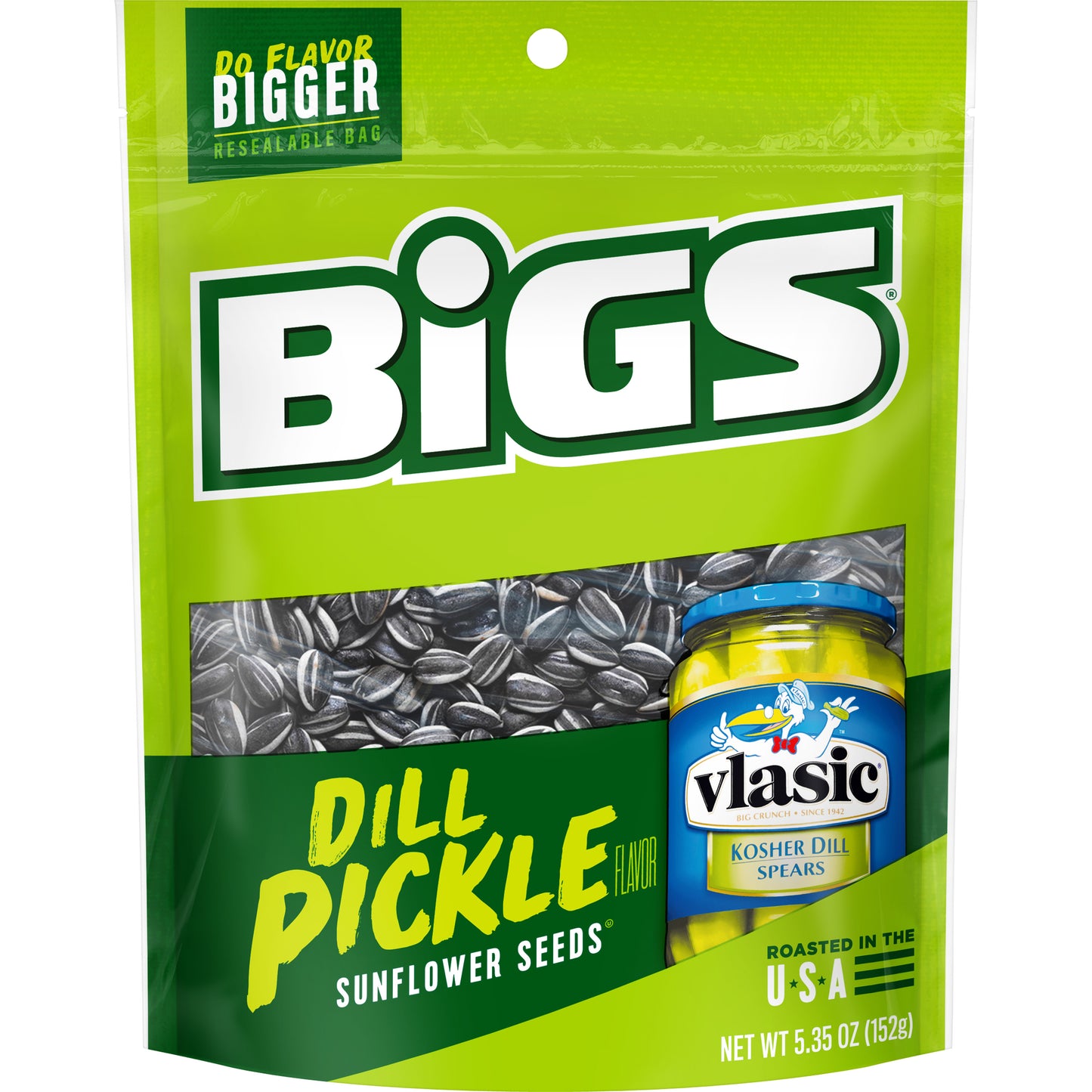 Big's Sunflower Seeds Dill Pickle Peg Bags 5.35oz 12ct
