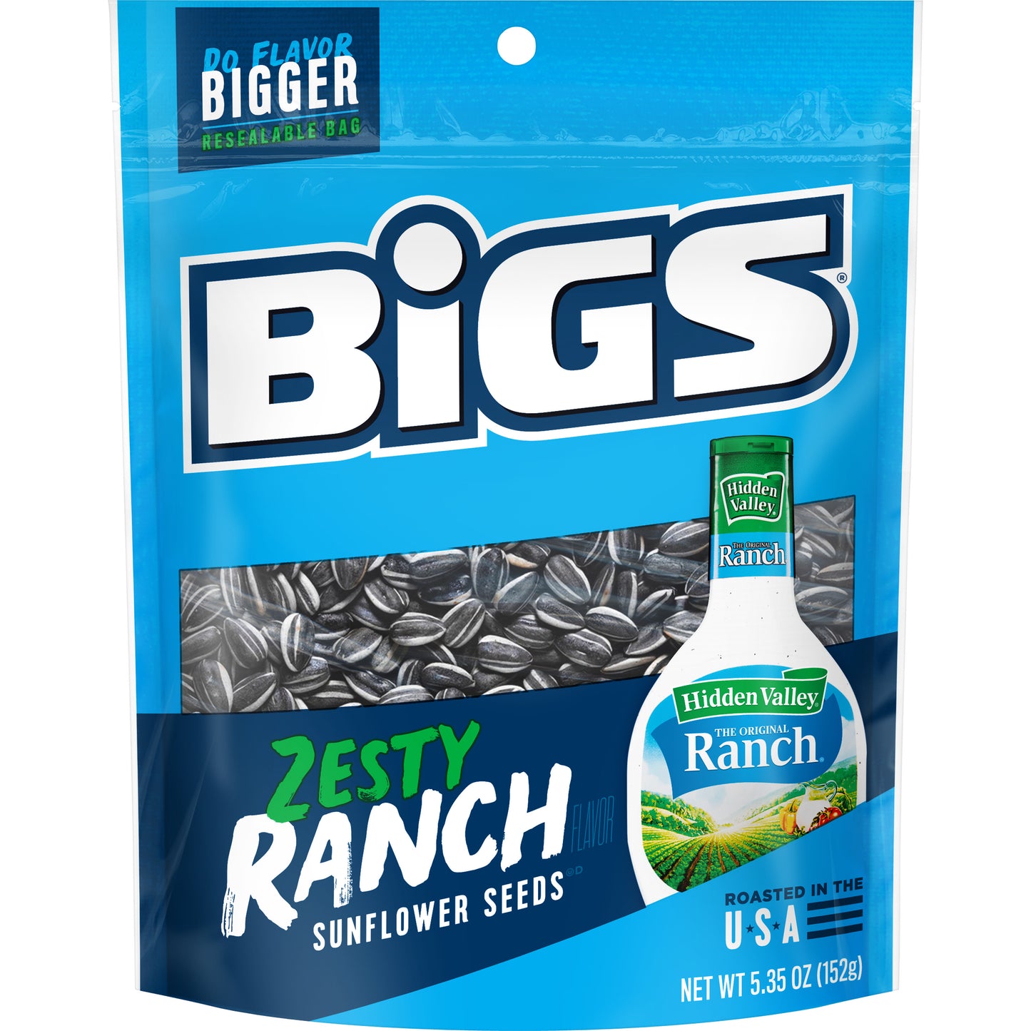 Big's Sunflower Seeds Ranch Peg Bags 5.35oz 12ct