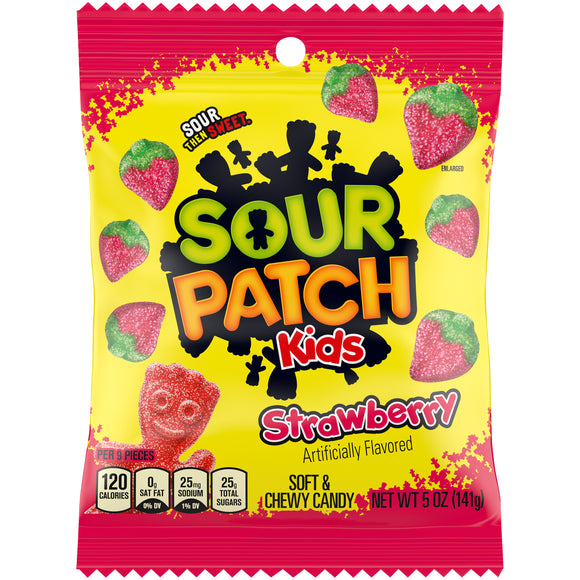 Sour Patch Kids Strawberry Peg 5oz 12ct