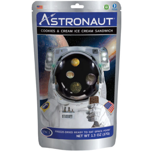 Astronaut Food - Cookies & Cream Ice Cream Sandwich 1oz 12ct