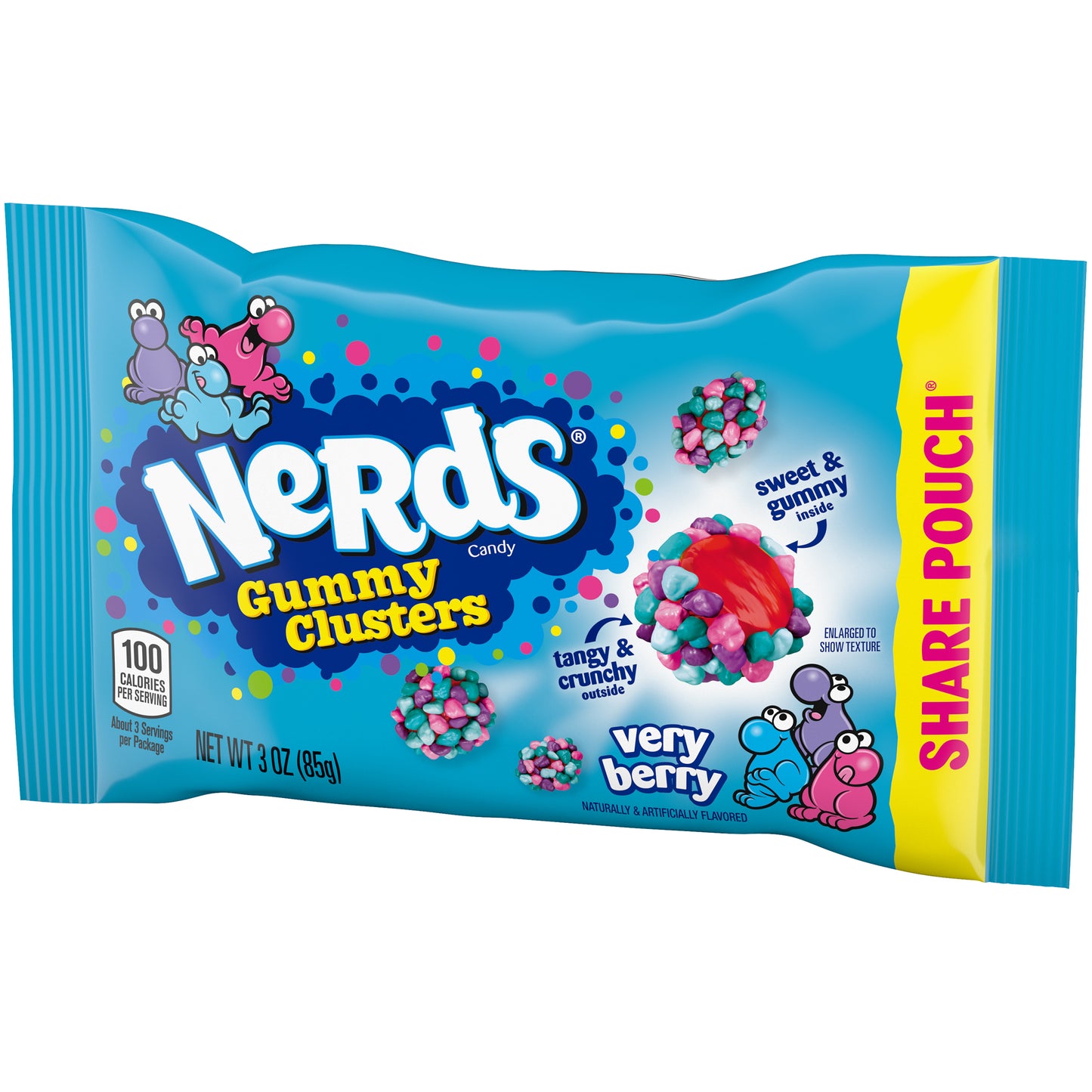 Nerds Gummy Clusters Very Berry Share Pack 3oz 12ct