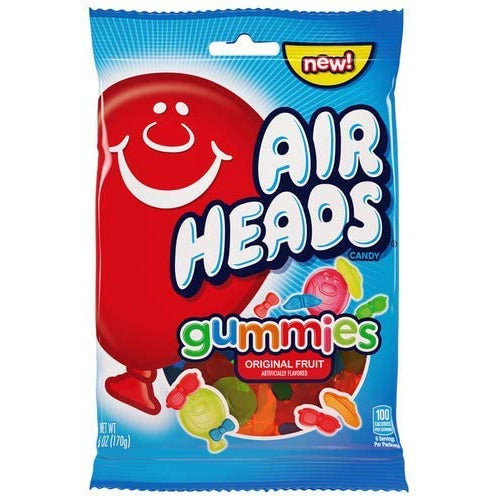 Airheads Gummies Large Peg 6oz 12ct