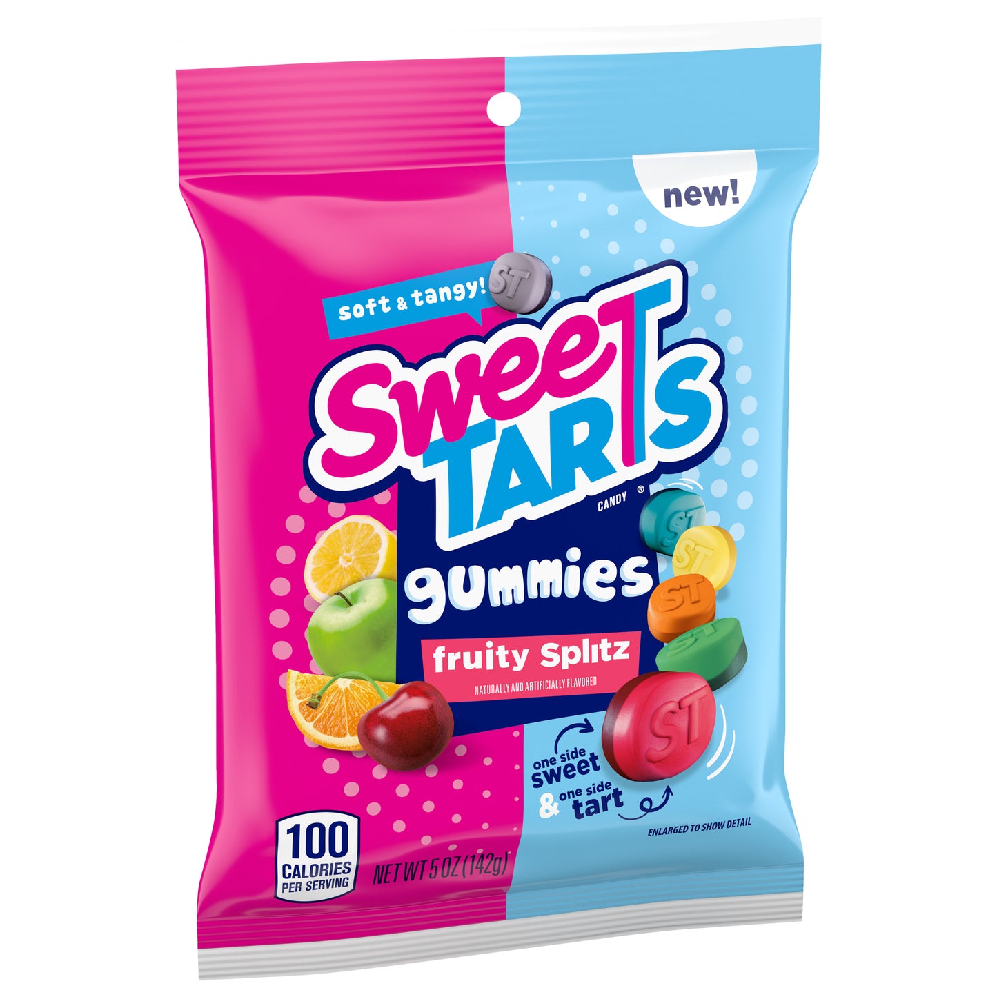 Sweetarts Gummies Fruity Splitz Peg Bag 5oz 12ct
