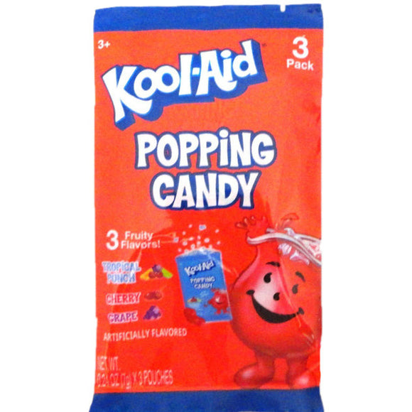 Kool Aid Popping Candy 3pk 12ct