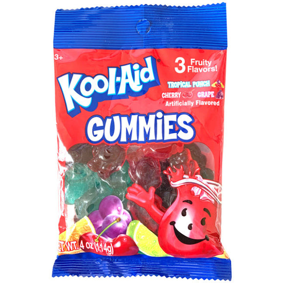 Kool Aid Gummies Peg Bag 4oz 12ct