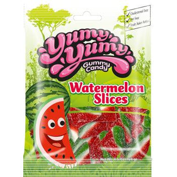 Yumy Yumy Watermelon Slices Peg Bag (Halal) 4.5oz 12ct