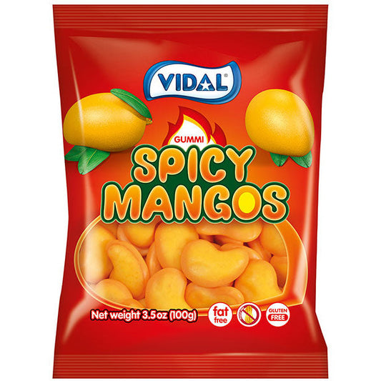 Vidal Gummi Spicy Mango Peg Bag 3.5oz 14ct