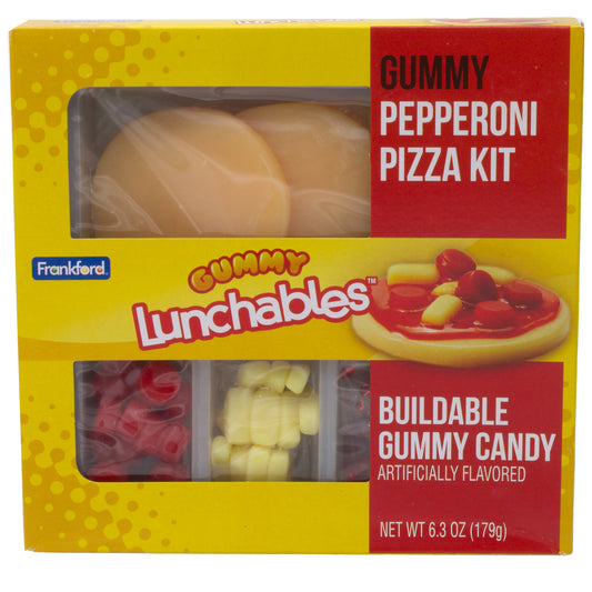 Kraft Gummy Lunchables Pepperoni Pizza Kit 6.3oz 10ct