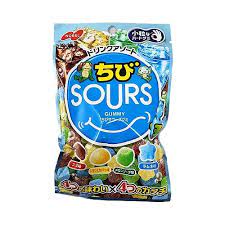 Nobel Sours Soda Gummy Peg Bag 80g 6ct (Japan)