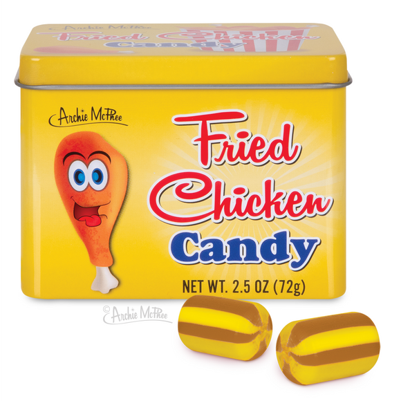 Archie McPhee Fried Chicken Candy 2.5oz 6ct