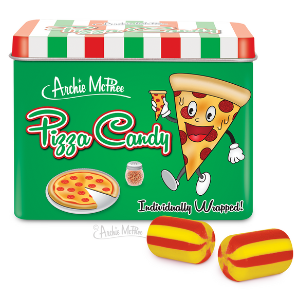 Archie McPhee Pizza Candy 2.5oz 6ct