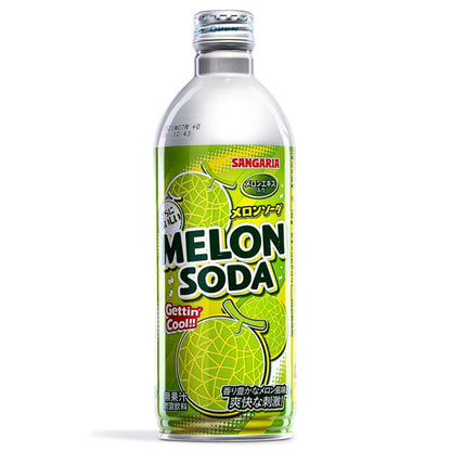 Sangaria Ramu Soda Bottle - Melon 500ml 24ct (Japan) (Shipping Extra, Click for Details)