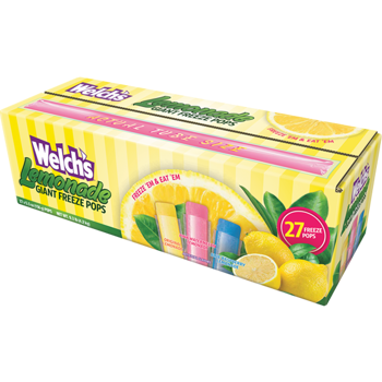 Welch Lemonade Giant Freezies 5.5oz 27ct