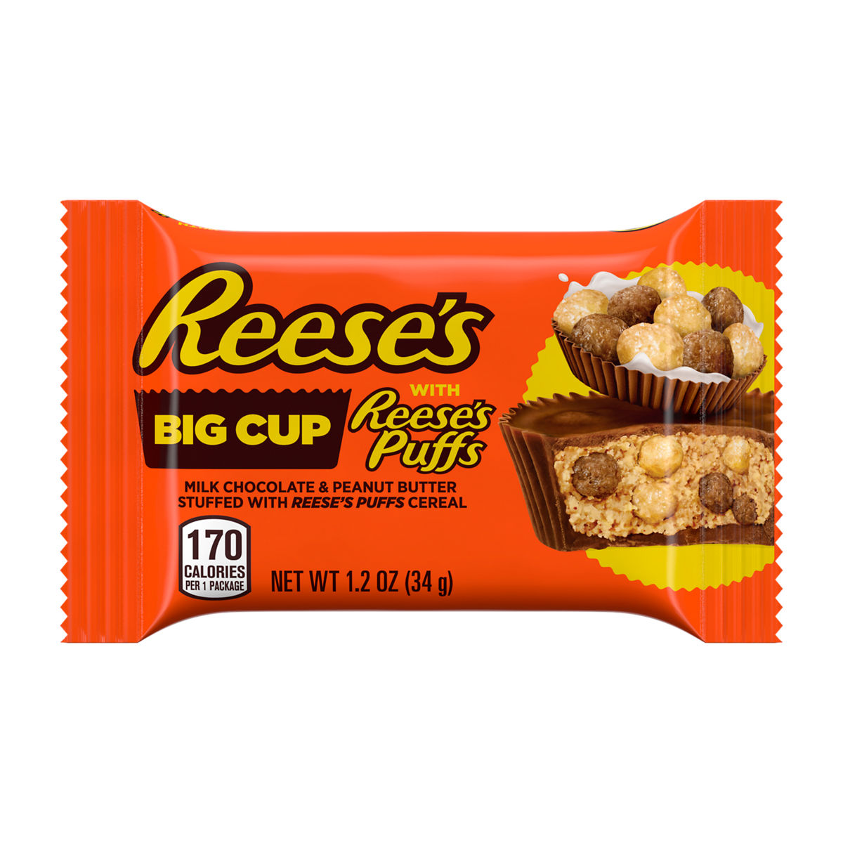 Reese's Big Cup Stuffed with Reese's Puffs1.2oz 16ct