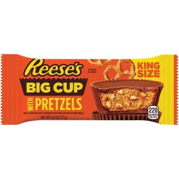 Reese's Big Cup Stuffed With Pretzels King Size 2.6oz 16ct