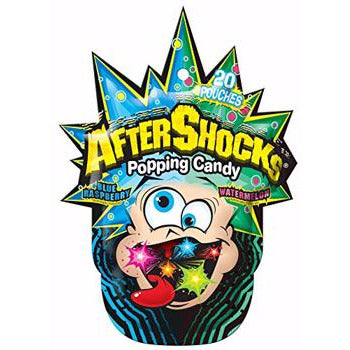 Aftershock Popping Candy Blue Raspberry Watermelon 1.06 oz 16ct