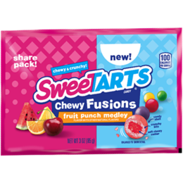 Sweetarts Chewy Fusion Share Pack 3oz 12ct