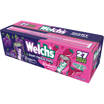 Welch Soda Giant Freezies 5.5oz 27ct