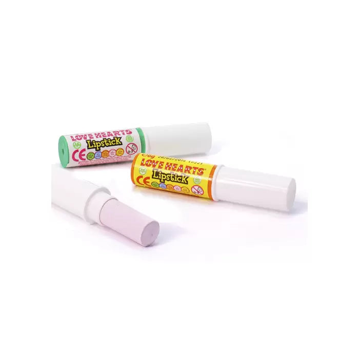 WAREHOUSE SPECIAL - Swizzels Love Hearts Candy Lipsticks 60ct (UK)(BB JULY 2024)