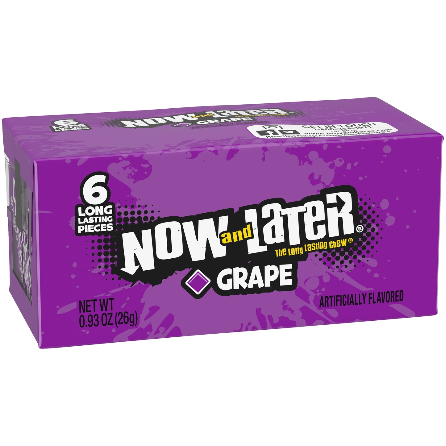 Now & Later 6pc Grape 0.93oz 24ct