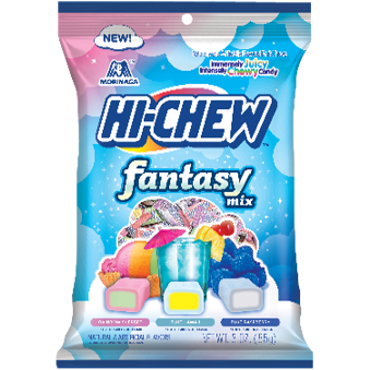 Hi Chew Bag Fantasy Mix(Rainbow Sherbet, Blue Hawaii, Blue Raspberry) 3oz 6ct - candynow.ca