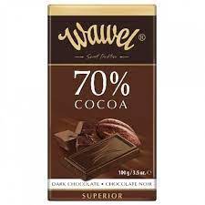 Wawel Chocolate Superior Dark 70% 100g 15ct (Europe)
