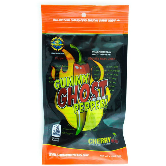 Gummy Ghost Pepper Insane Heat 1.75oz (50g) 12ct