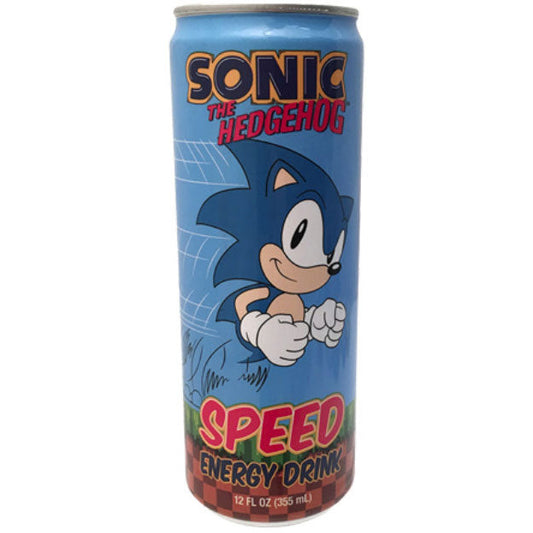 Boston America Sonic The Hedgehog Speed Energy Drink 355ml 12ct (Shipping Extra, Click for Details)