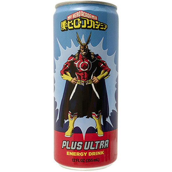Boston America My Hero Academia Plus Ultra Energy Drink 355ml 12ct (Shipping Extra, Click for Details)