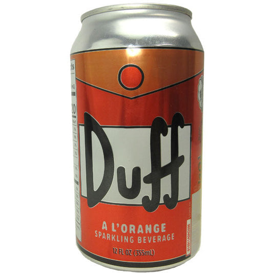 Boston America Simpsons Duff A L'Orange  Sparkling Beverage 355ml 24ct (Shipping Extra, Click for Details)