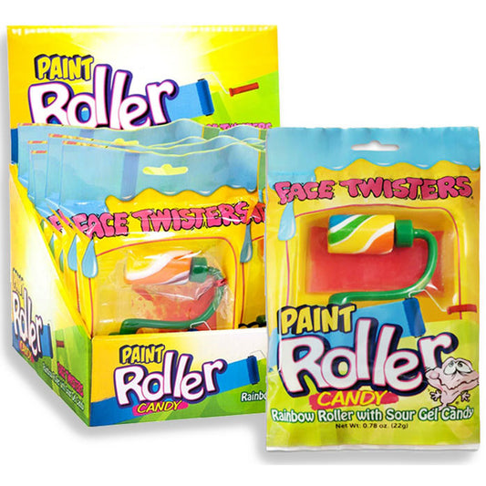 Face Twisters Sour Paint Roller Peg Bag 12ct