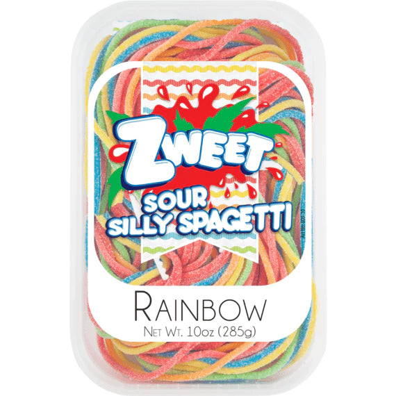 Zweet Sour Spagetti Rainbow Tray (Halal & Kosher Certified) 10oz - 285g 6ct