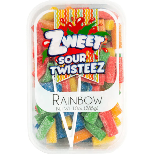 Zweet Sour Twisteez Rainbow Tray (Halal & Kosher Certified) 10oz - 285g 6ct