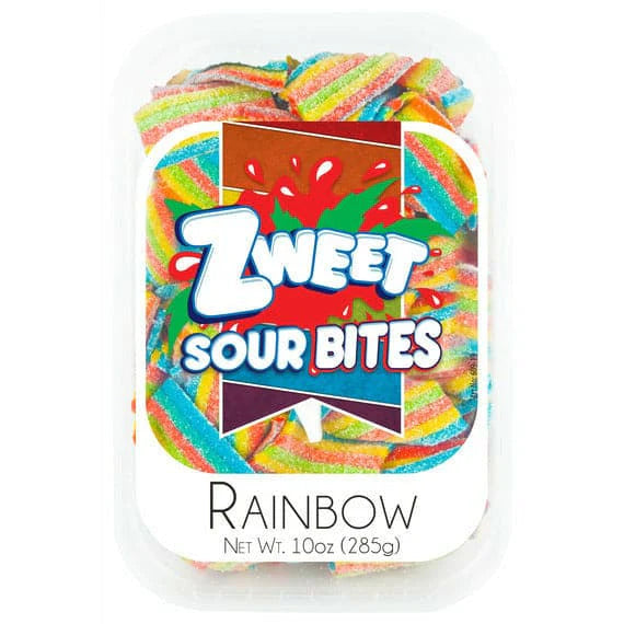 Zweet Sour Bites Rainbow Tray (Halal & Kosher Certified) 10oz - 285g 6ct