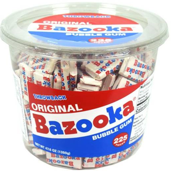 Bazooka Original Gum Tub 225pcs 43.7oz 1ct