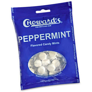 Choward's Mints Peppermint Peg Bag 3oz 12ct