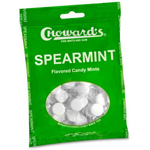 Choward's Mints Spearmint Peg Bag 3oz 12ct
