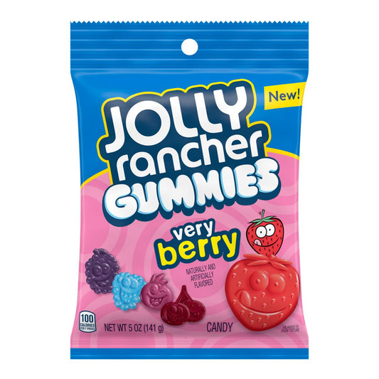 Jolly Rancher Gummies Very Berry Peg Bag 6.5oz 12ct