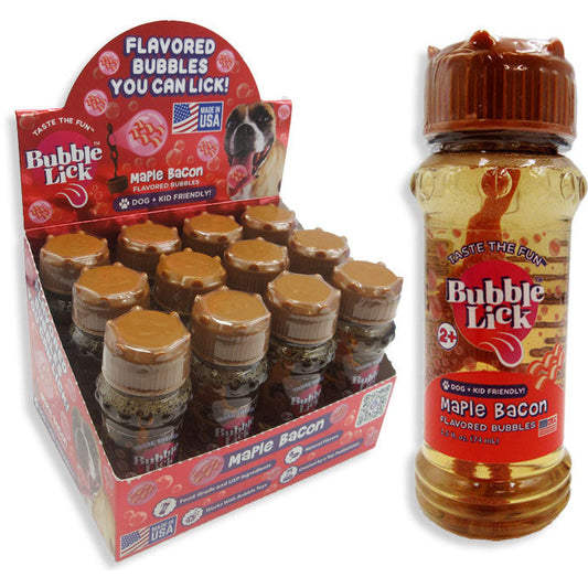 Bubble Lick Flavored Bubbles - Bacon 2.5oz 12ct